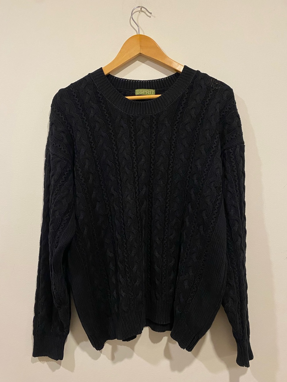 ESPRIT Vintage cable knit sweater